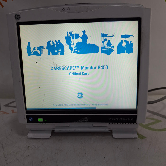 GE Healthcare Carescape B450 Critical Care Patient Monitor