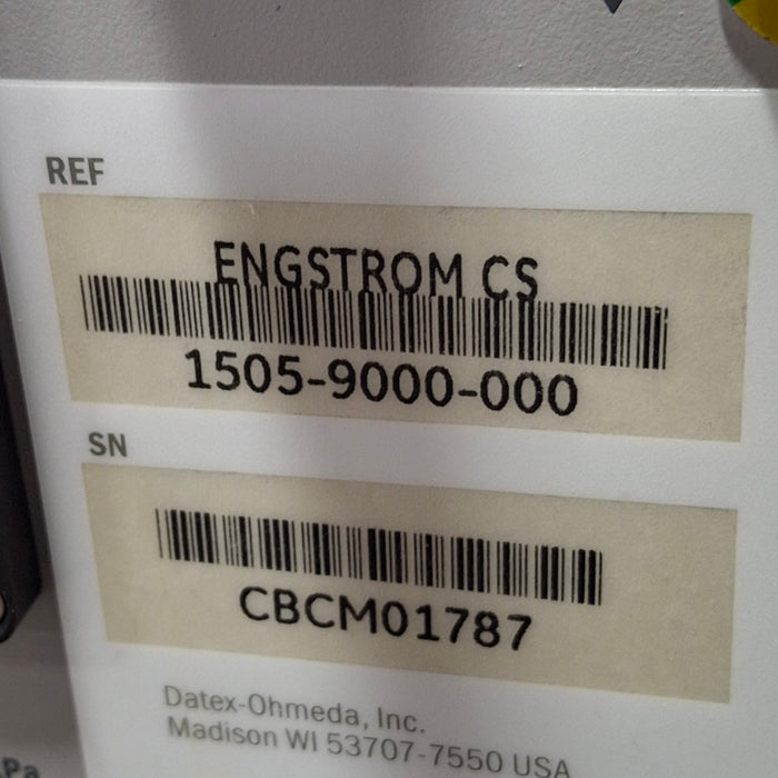 GE Healthcare Engstrom Carestation Ventilator
