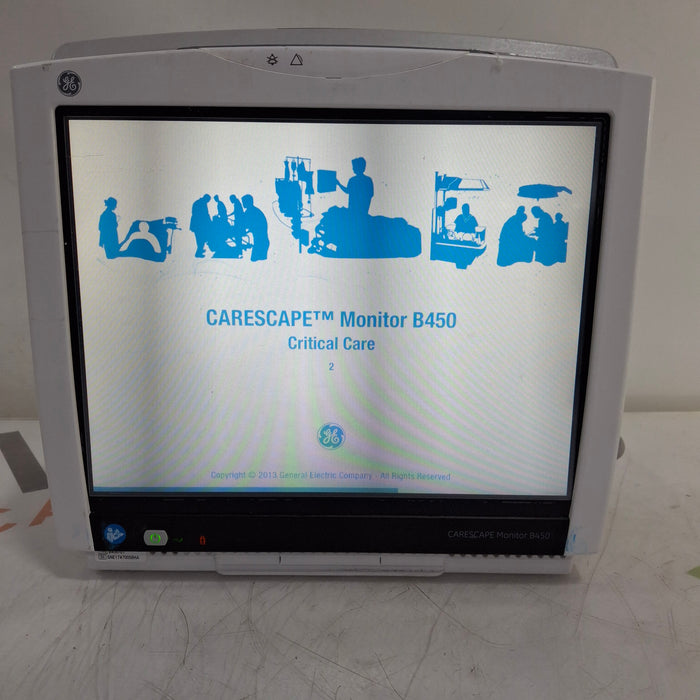 GE Healthcare Carescape B450 Critical Care Patient Monitor