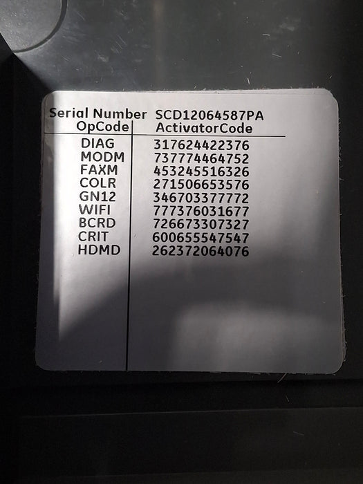 GE Healthcare MAC 5500 ECG without CAM Module