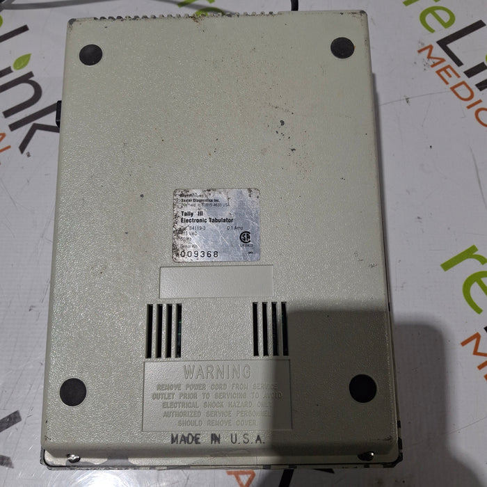 Baxter Scientific Products Baxter Scientific Products Tally III Electronic Tabulator Research Lab reLink Online