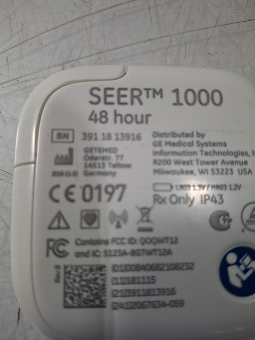 GE Healthcare SEER 1000 Holter Recorder