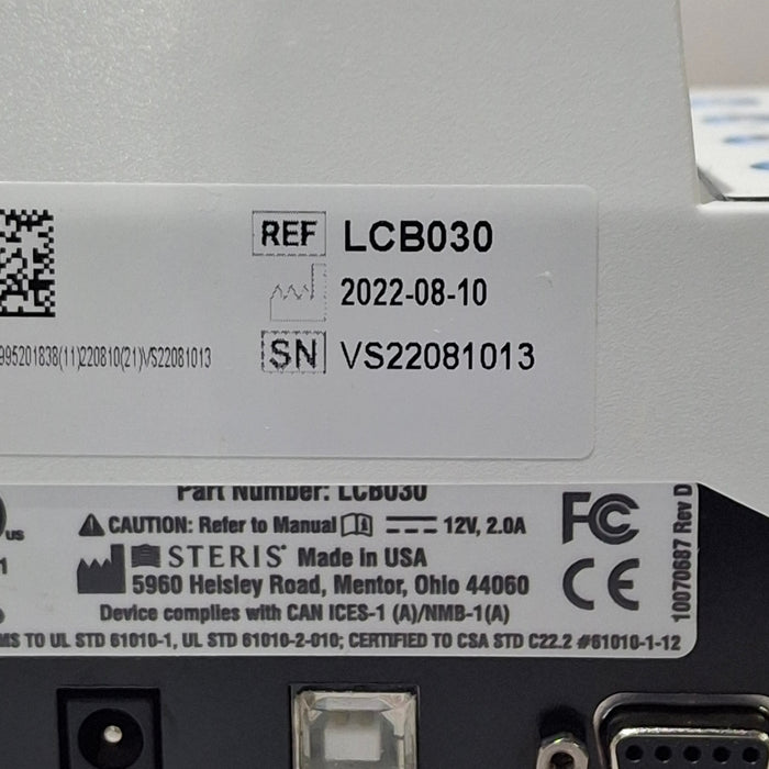 Steris Verify Assert SCBI LCB030 Incubator