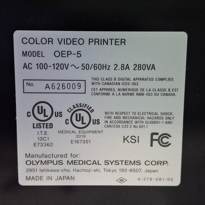 Olympus OEP-5 Color Video Printer