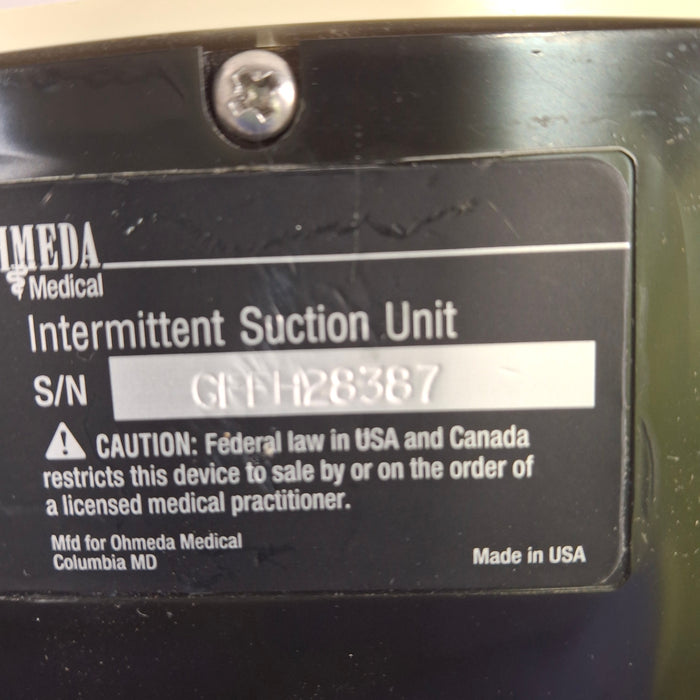 Ohmeda Medical 200 Intermittent Suction Unit