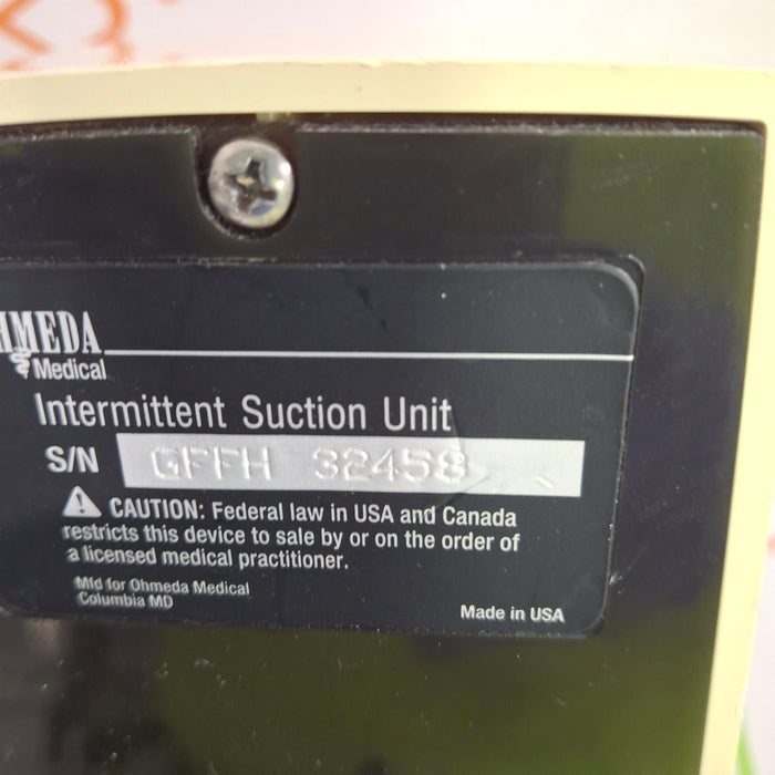 Ohmeda Medical 200 Intermittent Suction Unit