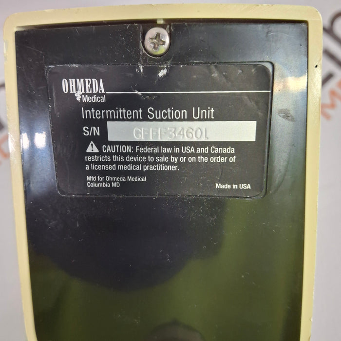 Ohmeda Medical 200 Intermittent Suction Unit