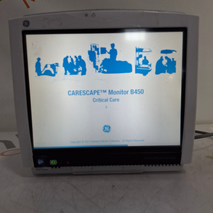 GE Healthcare Carescape B450 Critical Care Patient Monitor