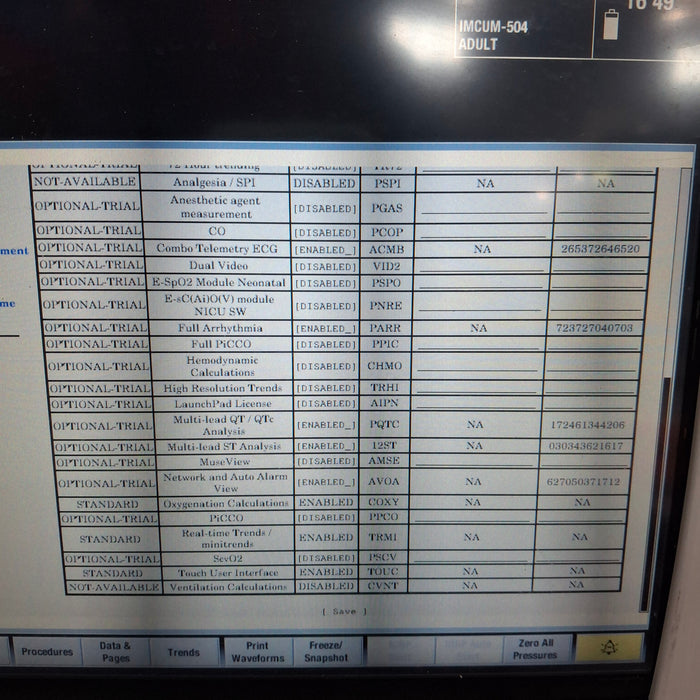 GE Healthcare Carescape B450 Critical Care Patient Monitor