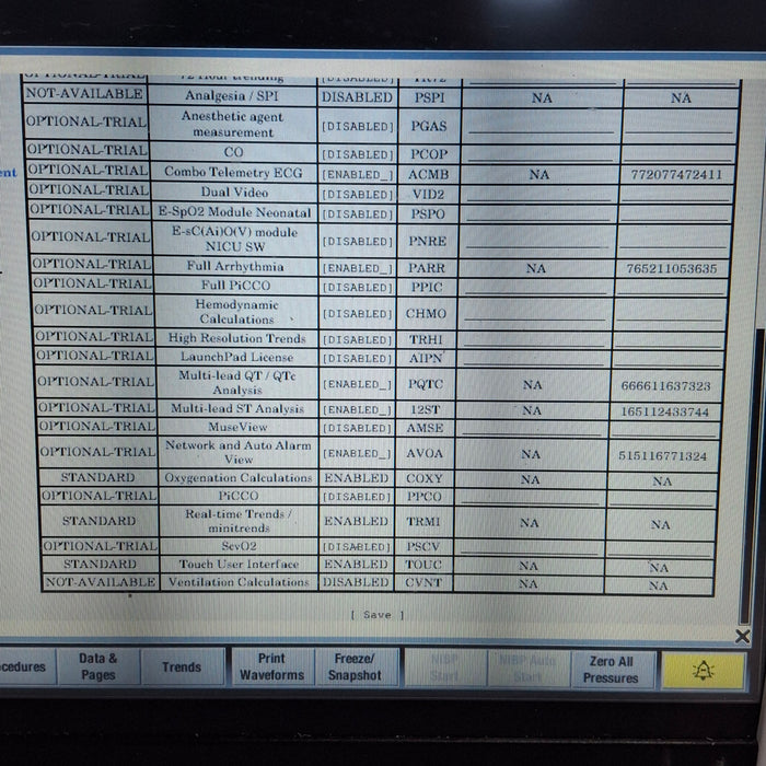 GE Healthcare Carescape B450 Critical Care Patient Monitor