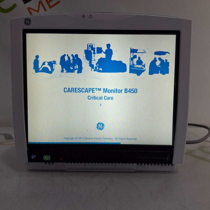 GE Healthcare Carescape B450 Critical Care Patient Monitor