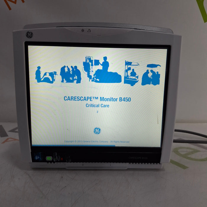 GE Healthcare Carescape B450 Critical Care Patient Monitor