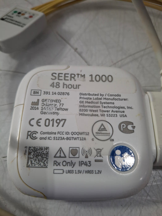 GE Healthcare SEER 1000 Holter Recorder