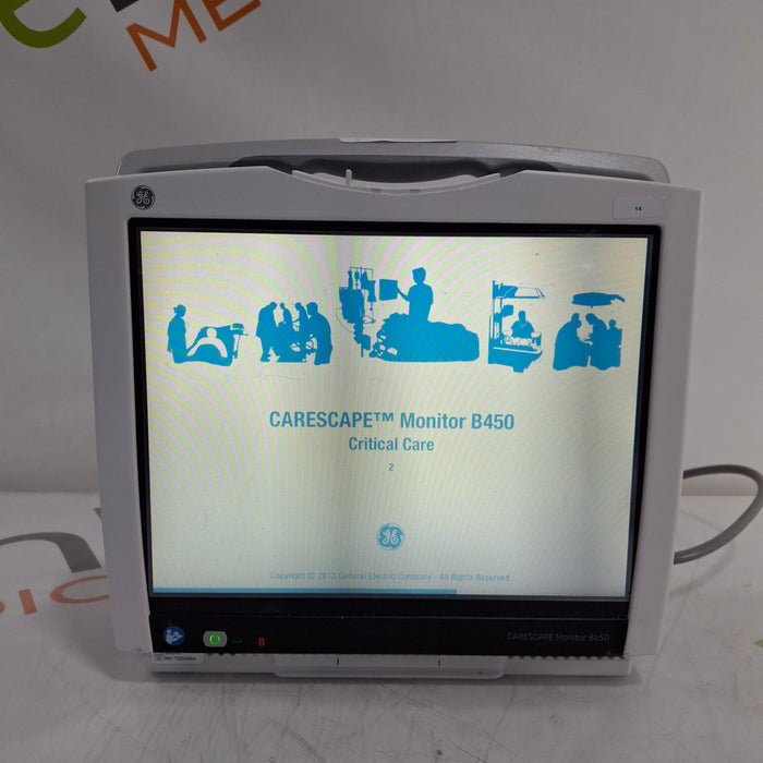 GE Healthcare Carescape B450 Critical Care Patient Monitor