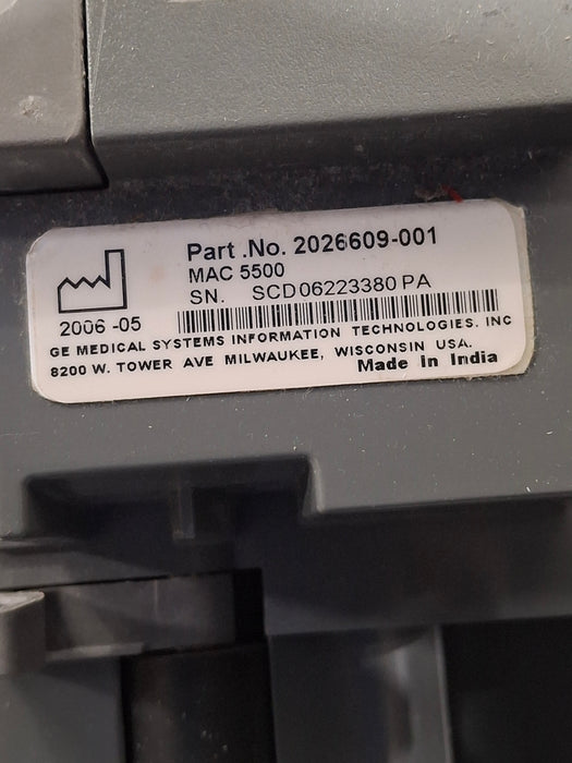 GE Healthcare MAC 5500 ECG without CAM Module