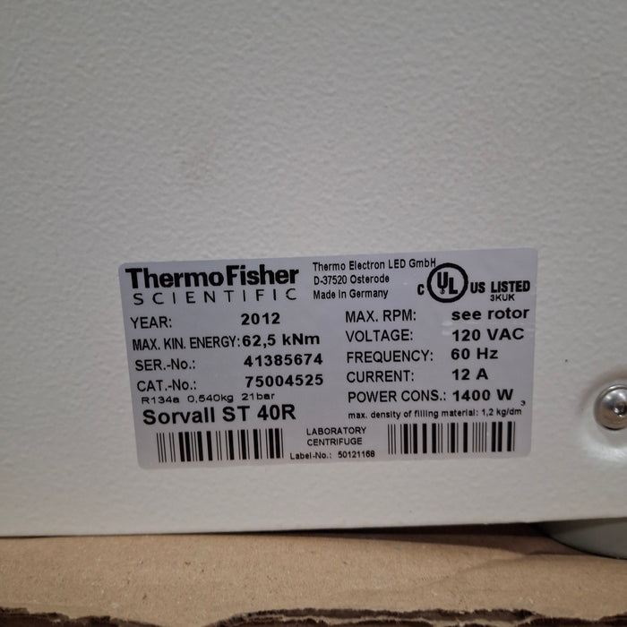 Thermo Scientific Sorvall ST 40R Centrifuge