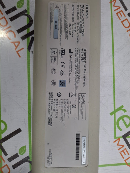Sony AC-110MD AC Adapter