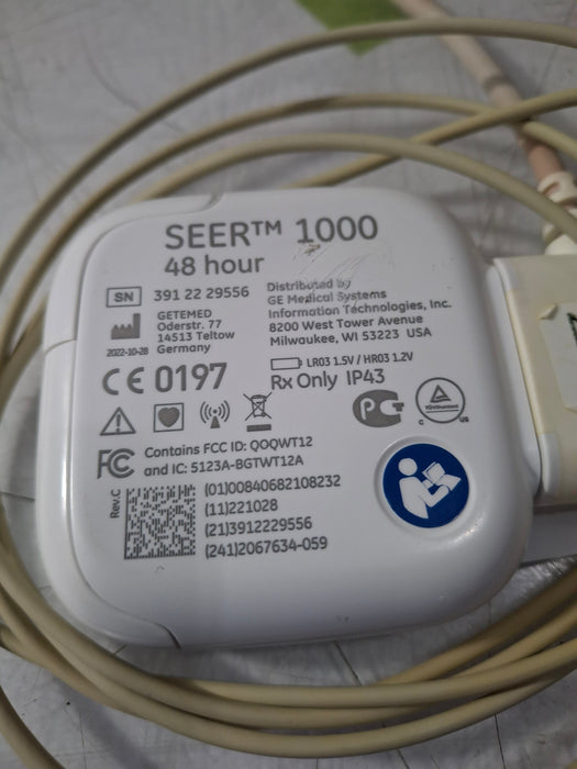 GE Healthcare SEER 1000 Holter Recorder