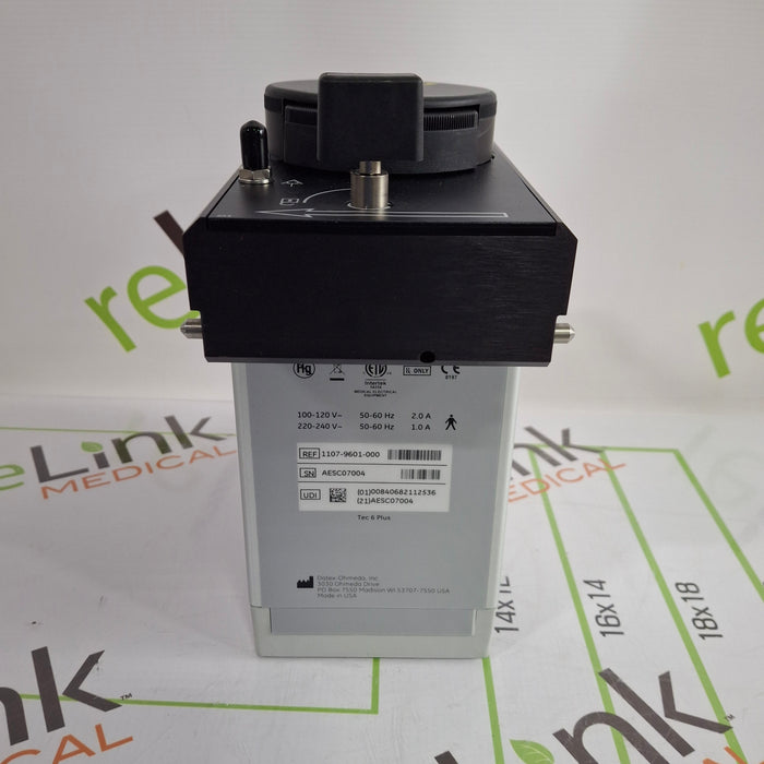 Datex-Ohmeda Tec 6 Plus Desflurane Vaporizer