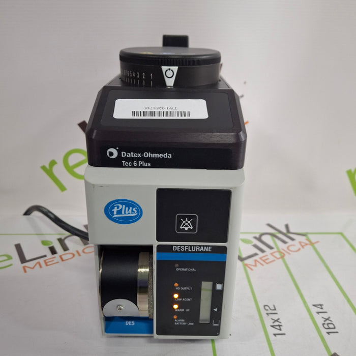 Datex-Ohmeda Tec 6 Plus Desflurane Vaporizer