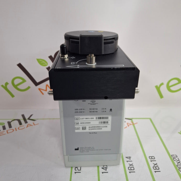 Datex-Ohmeda Tec 6 Plus Desflurane Vaporizer