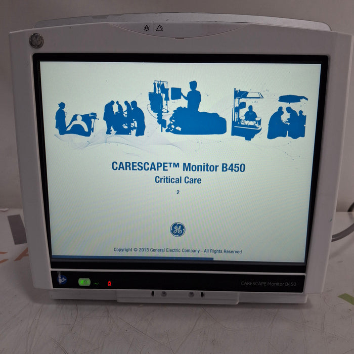 GE Healthcare Carescape B450 Critical Care Patient Monitor