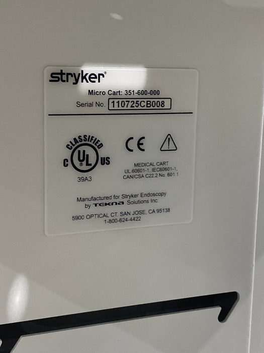 Stryker 351-600-000 Micro Cart