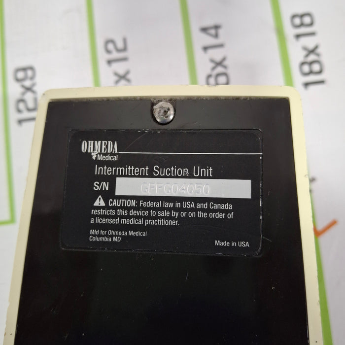 Ohmeda Medical 200 Intermittent Suction Unit