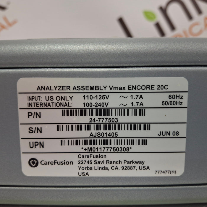 CareFusion 777503 Vmax Encore Analyzer Assembly 20C