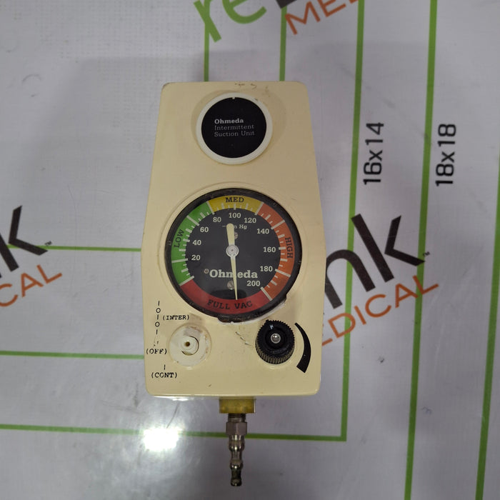Ohmeda Medical 200 Intermittent Suction Unit