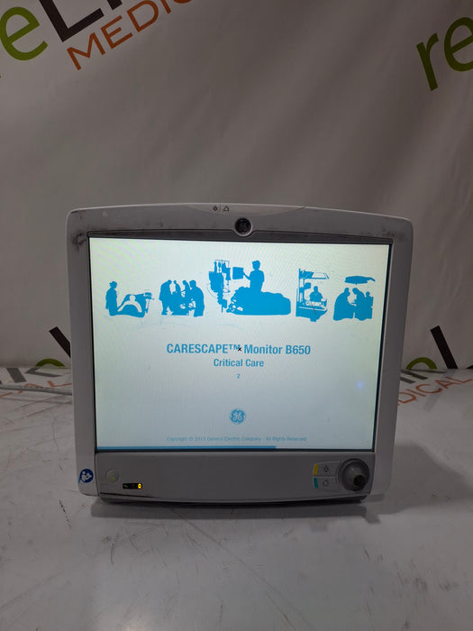 GE Healthcare Carescape B650 Critical Care Patient Monitor