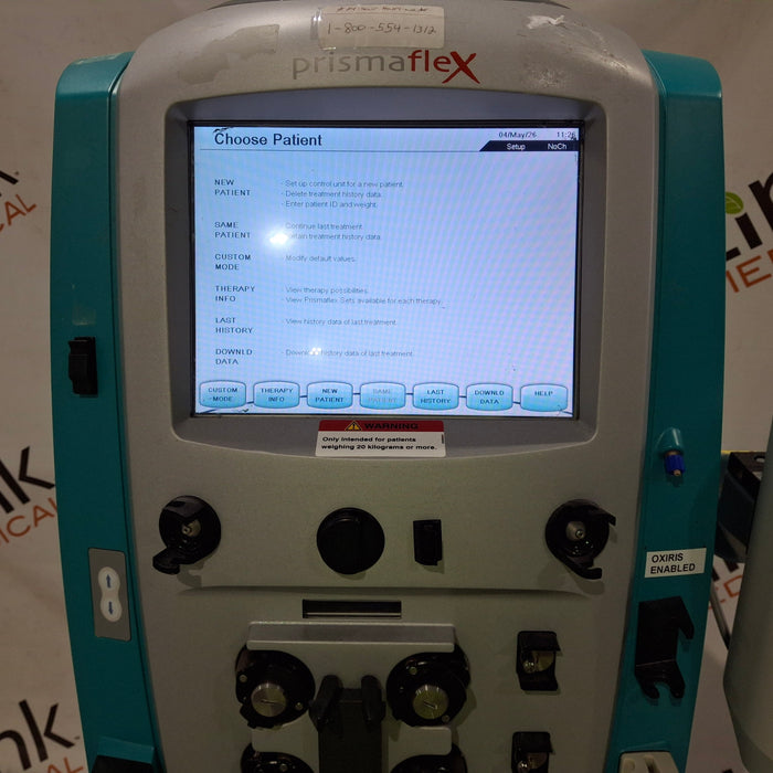 Gambro Prismaflex Dialysis Machine