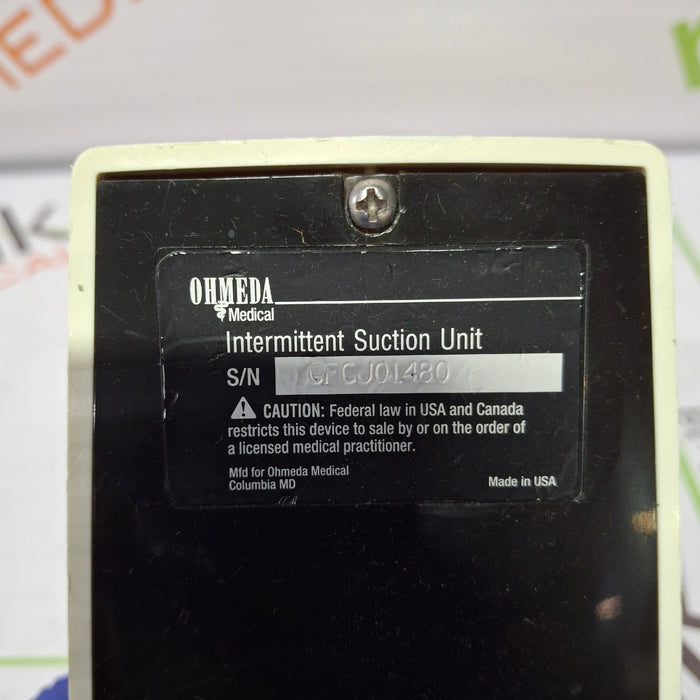 Ohmeda Medical Ohmeda Medical 200 Intermittent Suction Unit Respiratory reLink Online