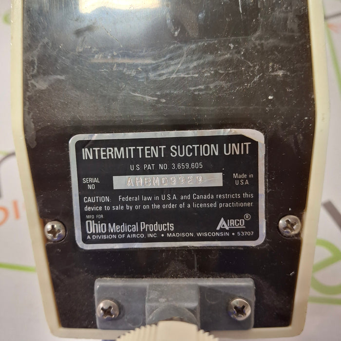 Ohmeda Medical 200 Intermittent Suction Unit