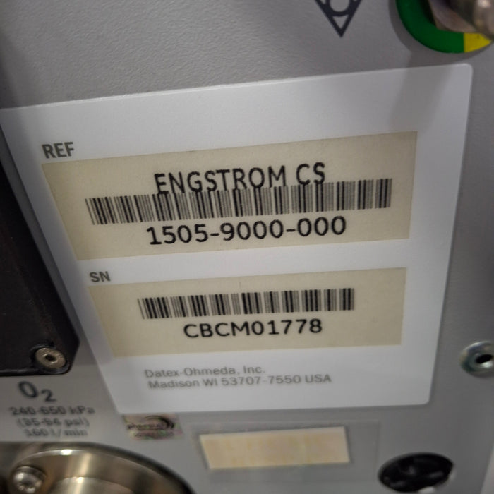 GE Healthcare Engstrom Carestation Ventilator