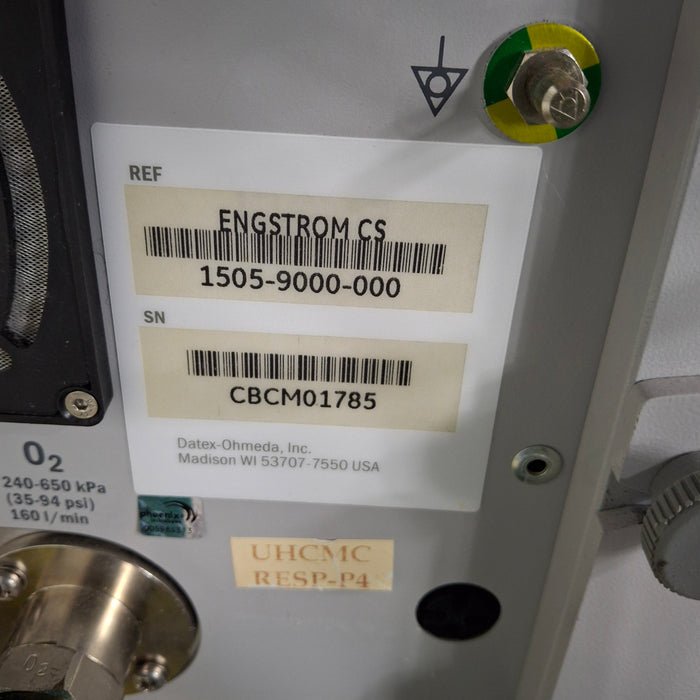 GE Healthcare Engstrom Carestation Ventilator