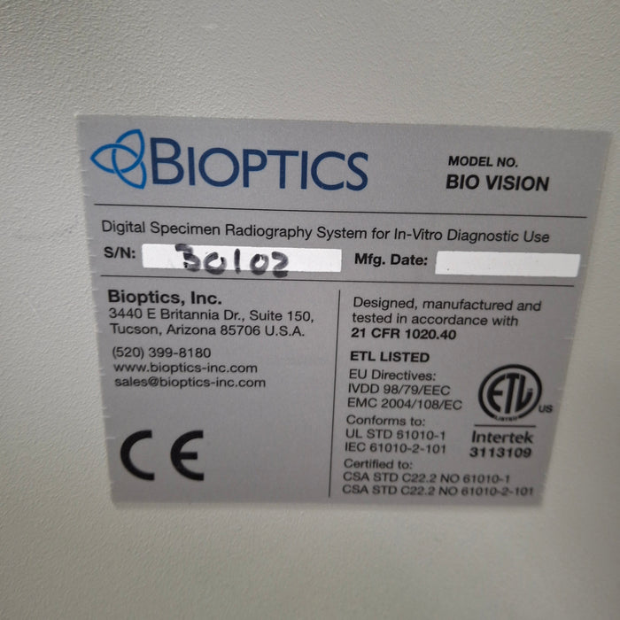 Faxitron Bioptics, LLC BioVision Digital Biopsy System