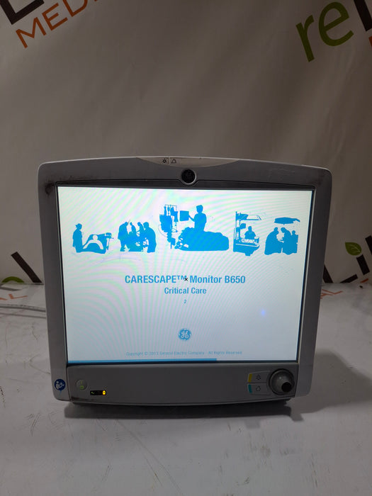 GE Healthcare GE Healthcare Carescape B650 Critical Care Patient Monitor Patient Monitors reLink Online