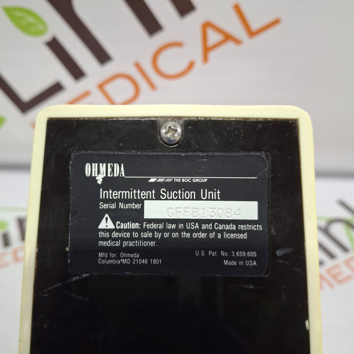 Ohmeda Medical 200 Intermittent Suction Unit