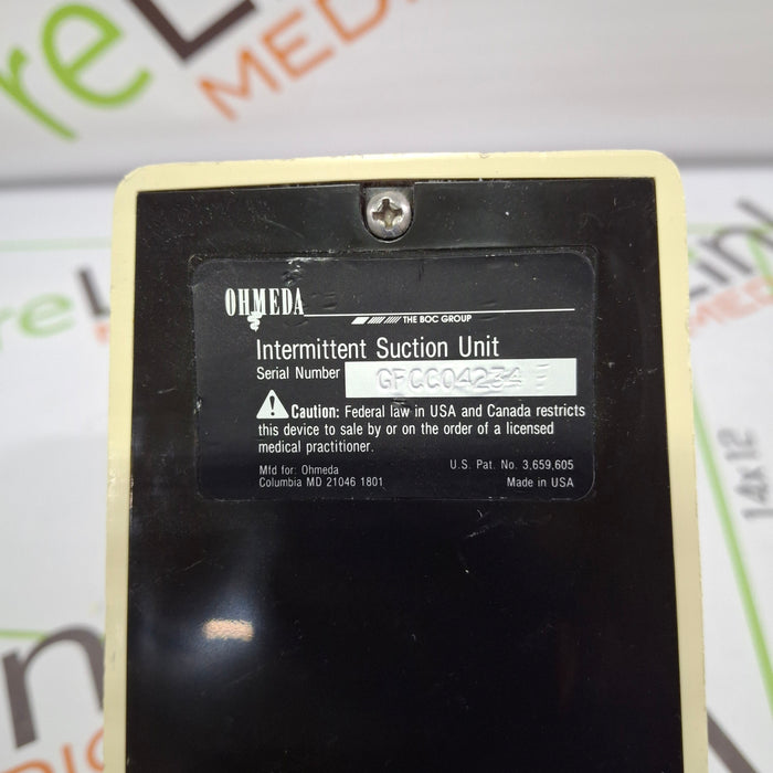 Ohmeda Medical 200 Intermittent Suction Unit