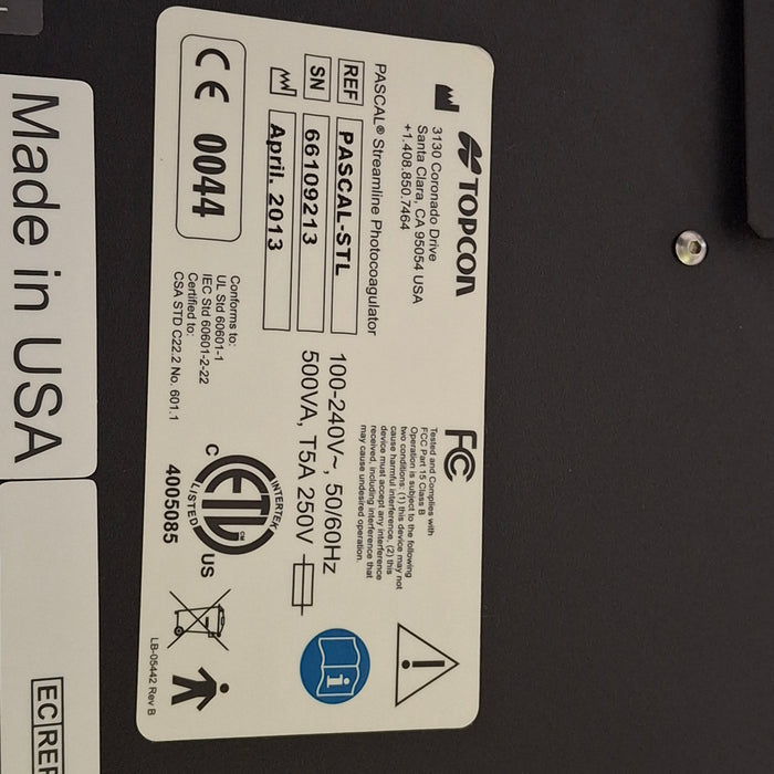 Topcon Medical Pascal Photocoagulator