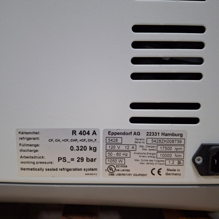 Eppendorf 5428 Centrifuge