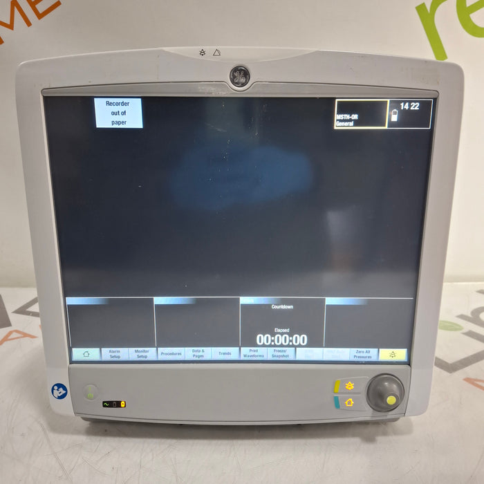 GE Healthcare Carescape B650 Anesthesia Care Patient Monitor