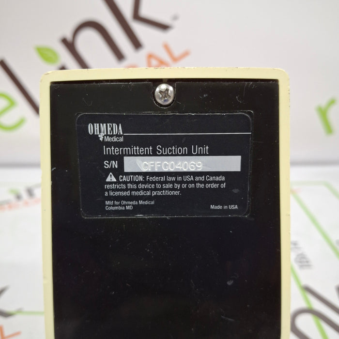 Ohmeda Medical 200 Intermittent Suction Unit