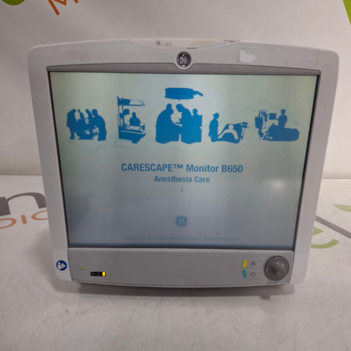 GE Healthcare Carescape B650 Anesthesia Care Patient Monitor