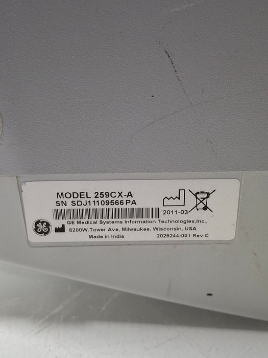 GE Healthcare GE Healthcare Corometrics 250cx Series Model 259cx-a Fetal Monitor Patient Monitors reLink Online