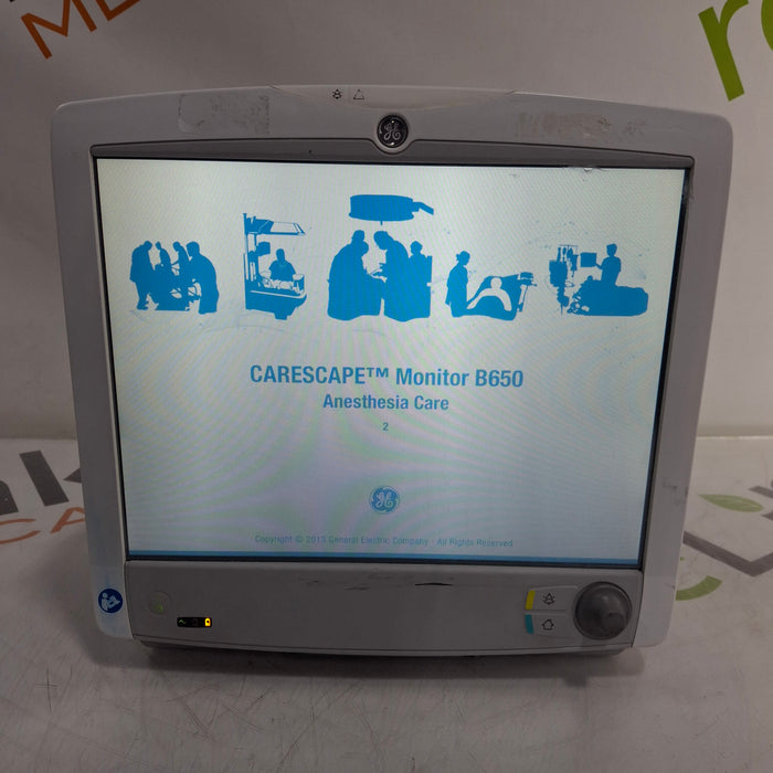 GE Healthcare Carescape B650 Anesthesia Care Patient Monitor