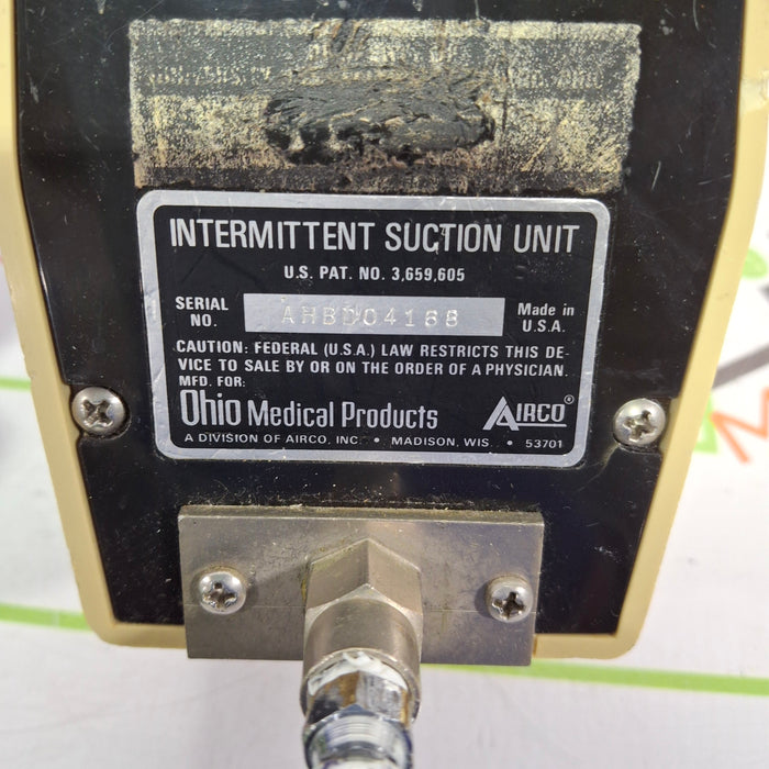 Ohmeda Medical 200 Intermittent Suction Unit