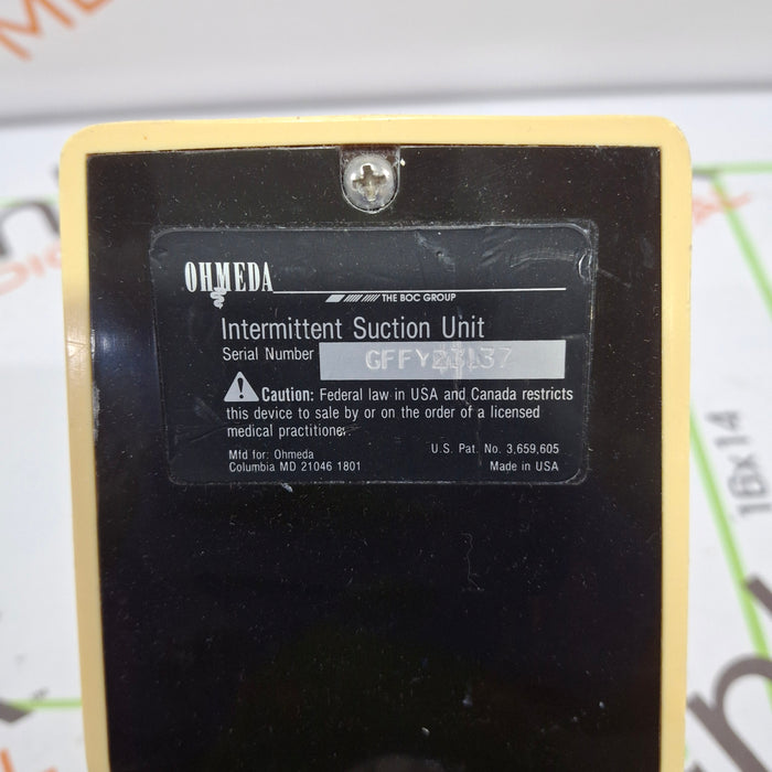 Ohmeda Medical Ohmeda Medical 200 Intermittent Suction Unit Respiratory reLink Online