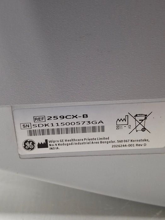 GE Healthcare Corometrics 250cx Series Model 259cx Fetal Monitor